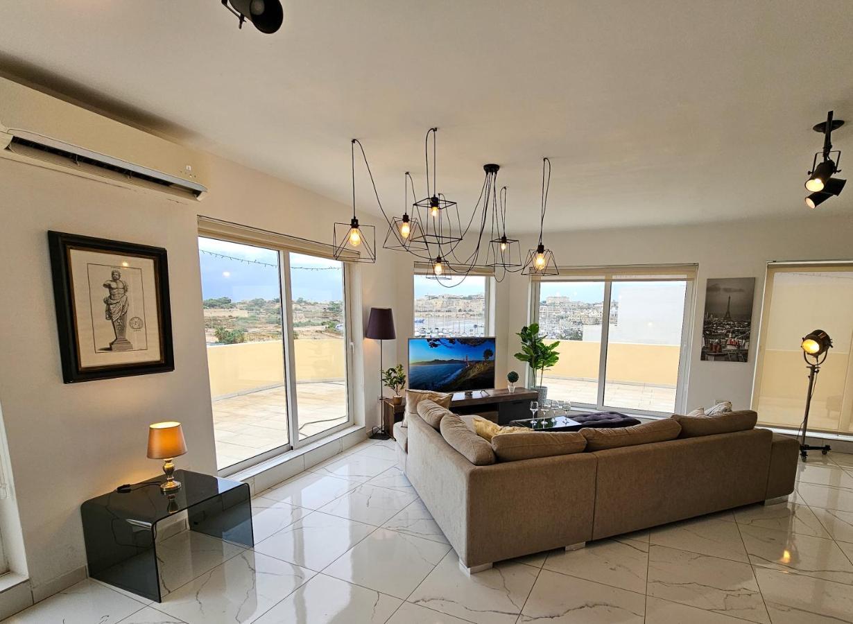 Mive Luxury Sea View Penthouse Apartment Gzira Luaran gambar