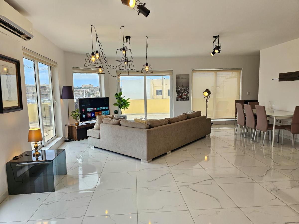 Mive Luxury Sea View Penthouse Apartment Gzira Luaran gambar