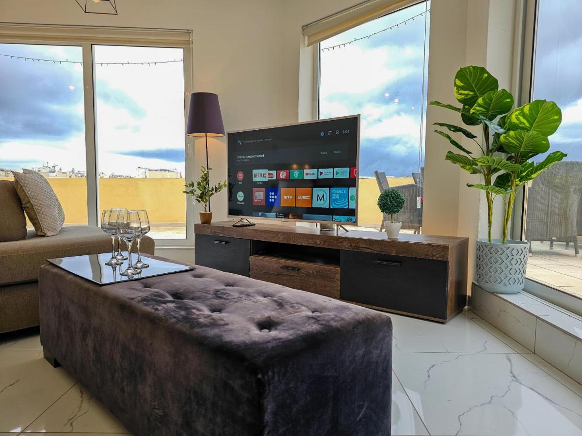 Mive Luxury Sea View Penthouse Apartment Gzira Luaran gambar