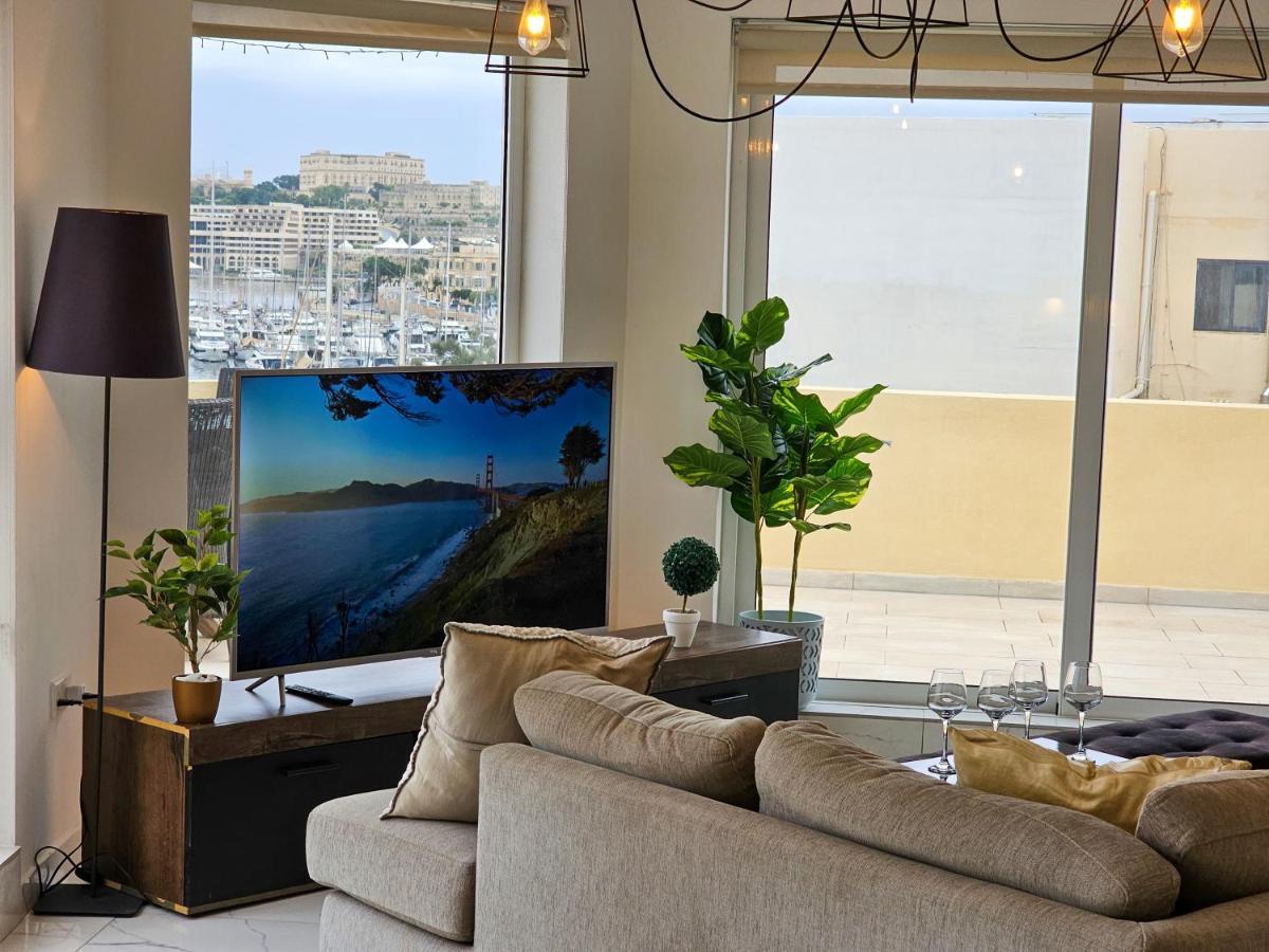 Mive Luxury Sea View Penthouse Apartment Gzira Luaran gambar